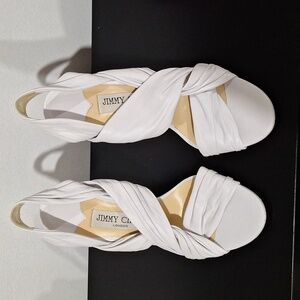 Jimmy Choo White Heels